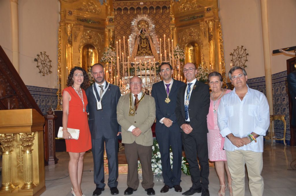 EL ISLEÑO JULIO DE LA CONCEPCIÓN EXALTÓ A LA VIRGEN DEL CARMEN, ACTO PREVIO AL COMIENZO DE LAS FIESTAS EN HONOR A LA PATRONA DE LOS MARINEROS