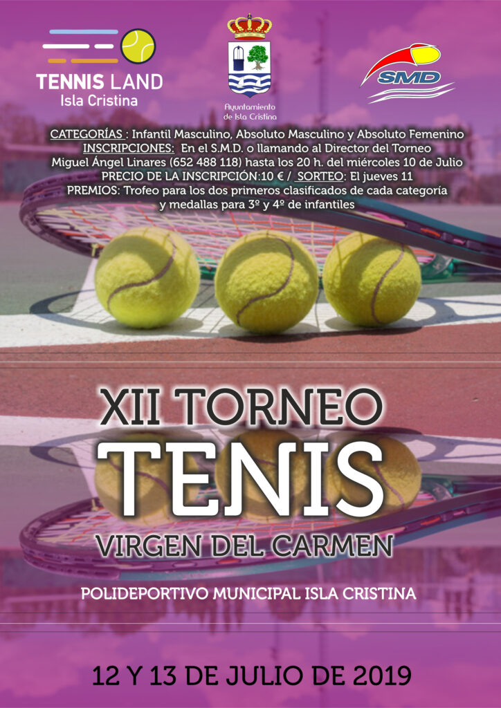 XII TORNEO DE TENIS VIRGEN DEL CARMEN