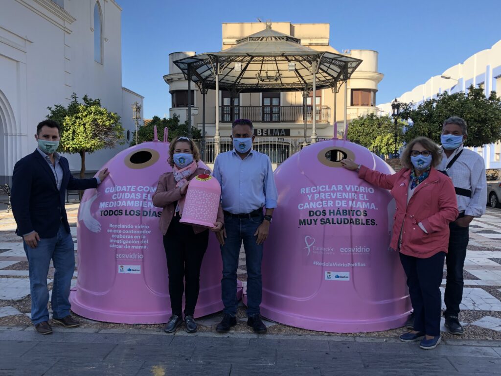 Ecovidrio y el Ayuntamiento de Isla Cristina presentan la campaña solidaria ‘Recicla Vidrio por ellas’ con motivo del Día Mundial del Cáncer de Mama