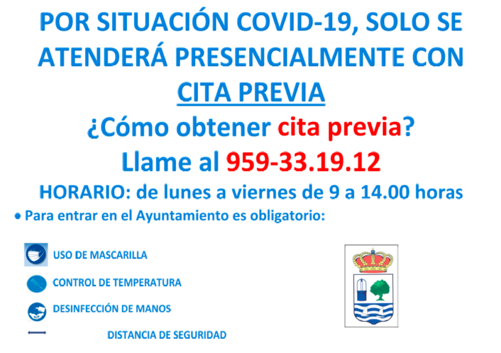 SOLO SE ATENDERA PRESENCIALMENTE CON CITA PREVIA