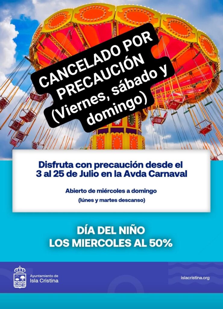 Suspensión atracciones de feria