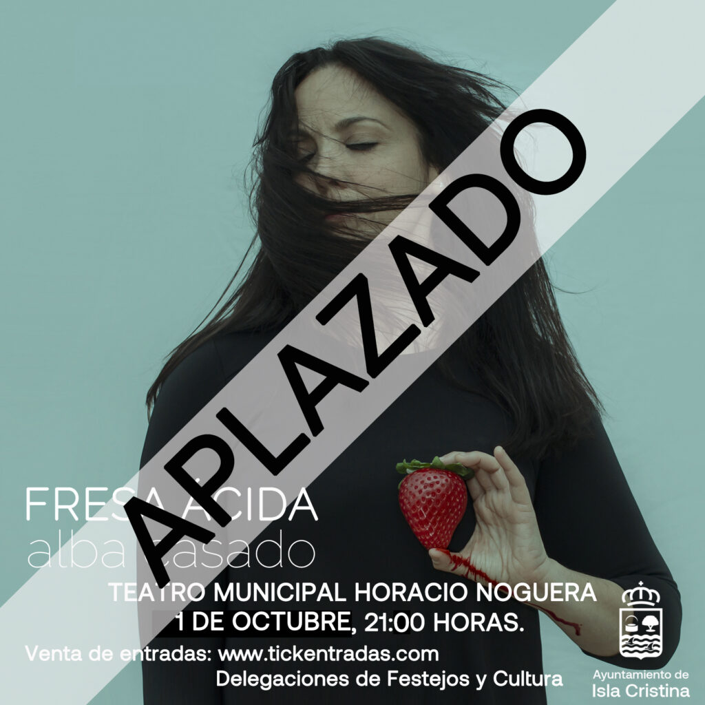 Aplazamiento del Concierto de Alba Casado