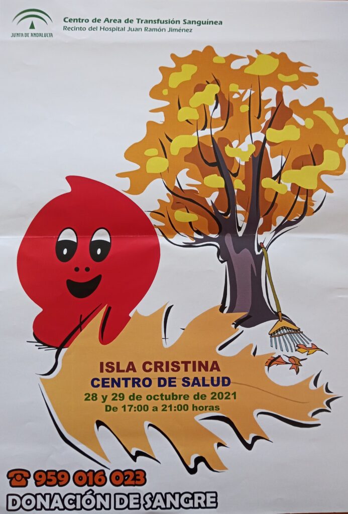 Donación Sangre el 28 y 29 de Octubre