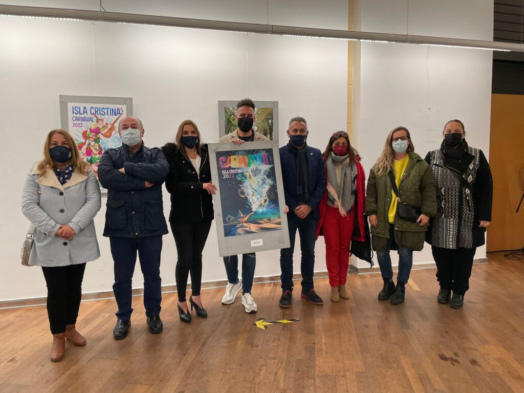 ALVARO PRETT AUTOR, POR TERCERA VEZ, DEL CARTEL DEL CARNAVAL DE ISLA CRISTINA 2022