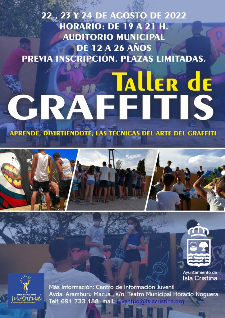TALLER DE GRAFFITIS EN ISLA CRISTINA