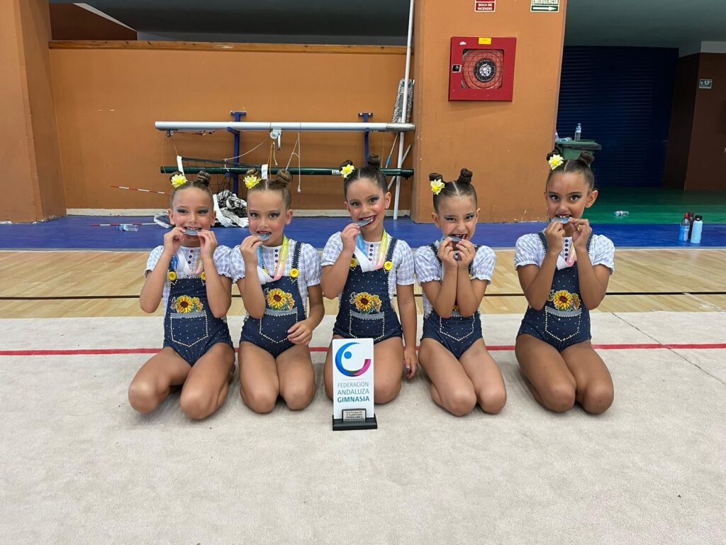 CINCO GIMNASTAS ISLEÑAS SE PROCLAMAN SUBCAMPEONAS DE ANDALUCÍA